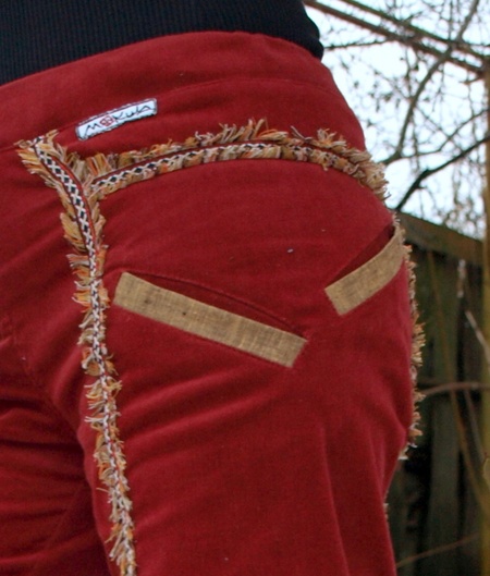 штанці вольні. з характером. друге видання. зимове. червоний вельвет